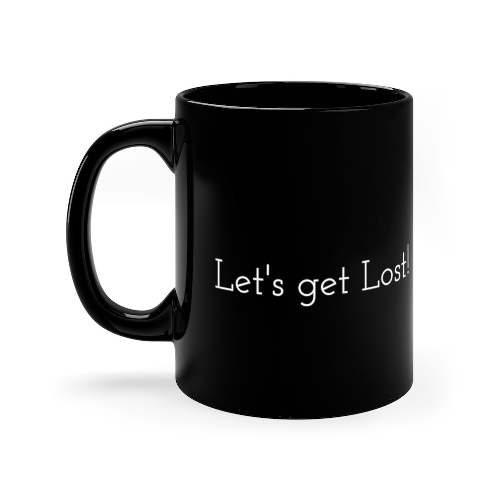Adventure Awaits 11oz Black Mug
