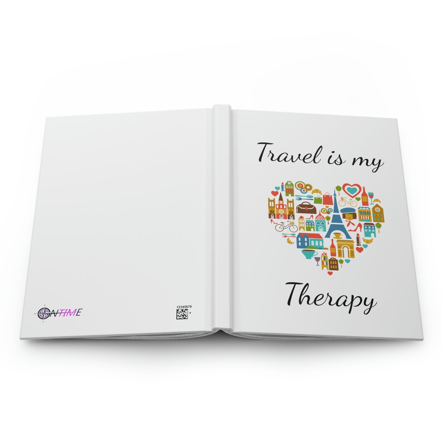 Travel is my Therapy Hardcover Journal Matte