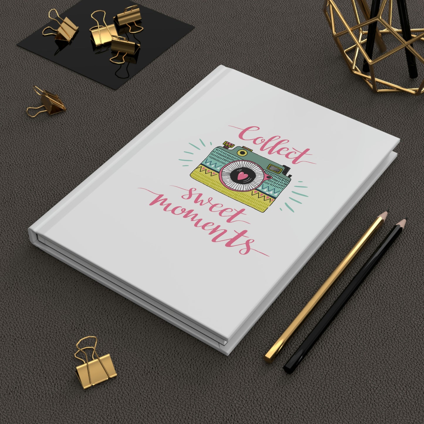 Collect Sweet Moments White Hardcover Journal Matte