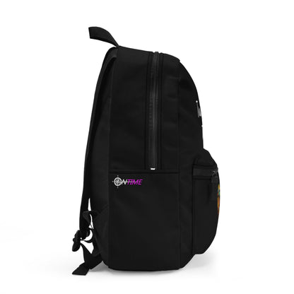 Travel is My Therapy Black Backpack