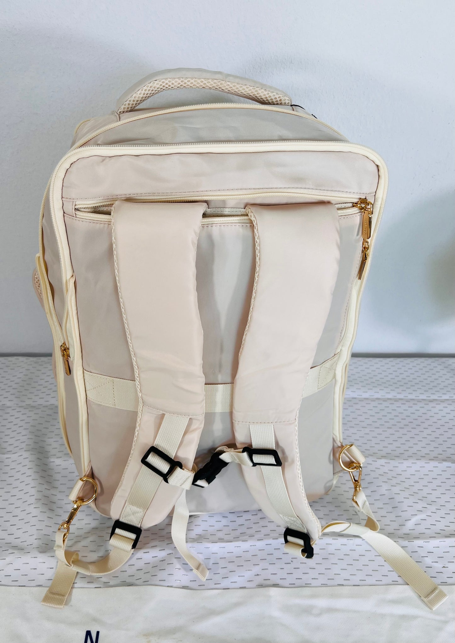 Beige Tour Carry-On Backpack