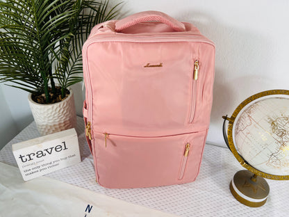 Cruise Lover Pink Carry-On Backpack