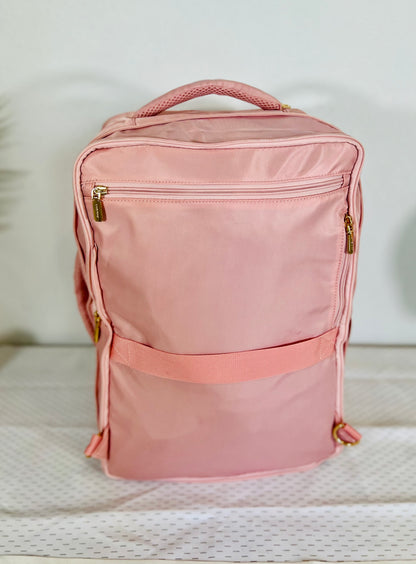 Cruise Lover Pink Carry-On Backpack