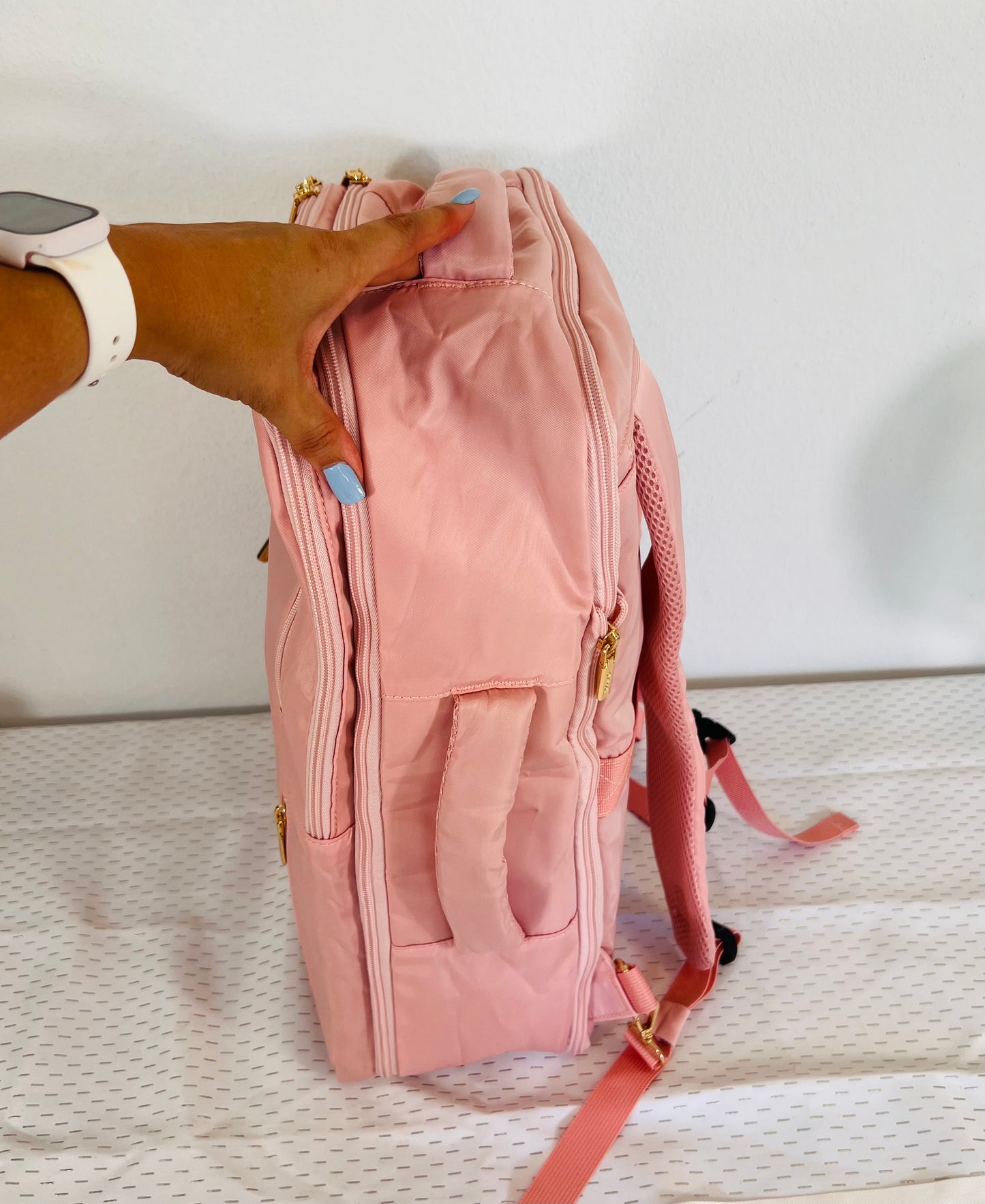 Cruise Lover Pink Carry-On Backpack