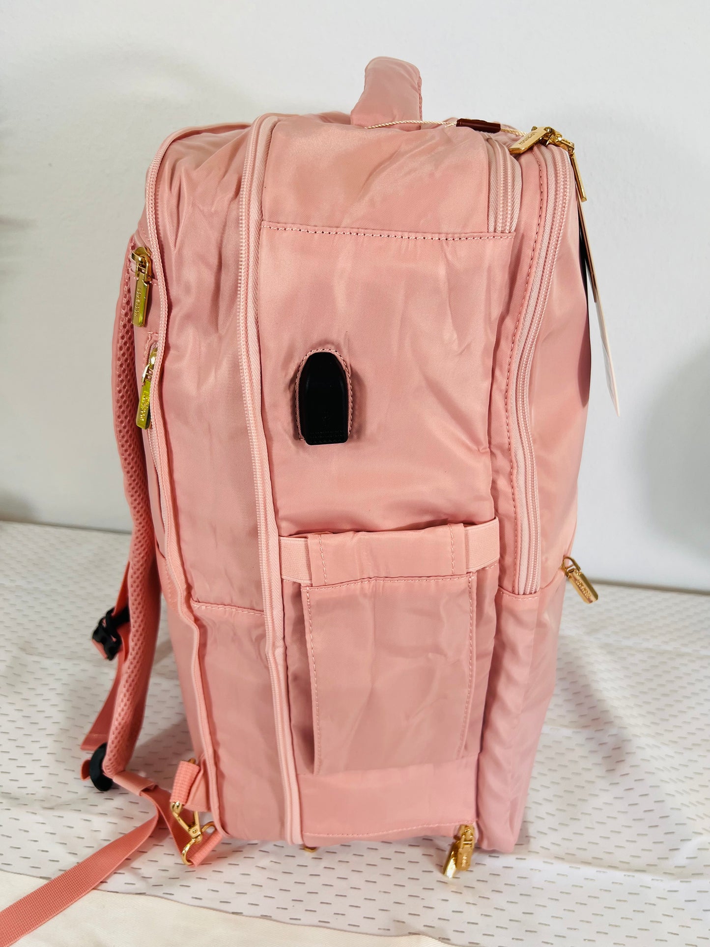 Cruise Lover Pink Carry-On Backpack