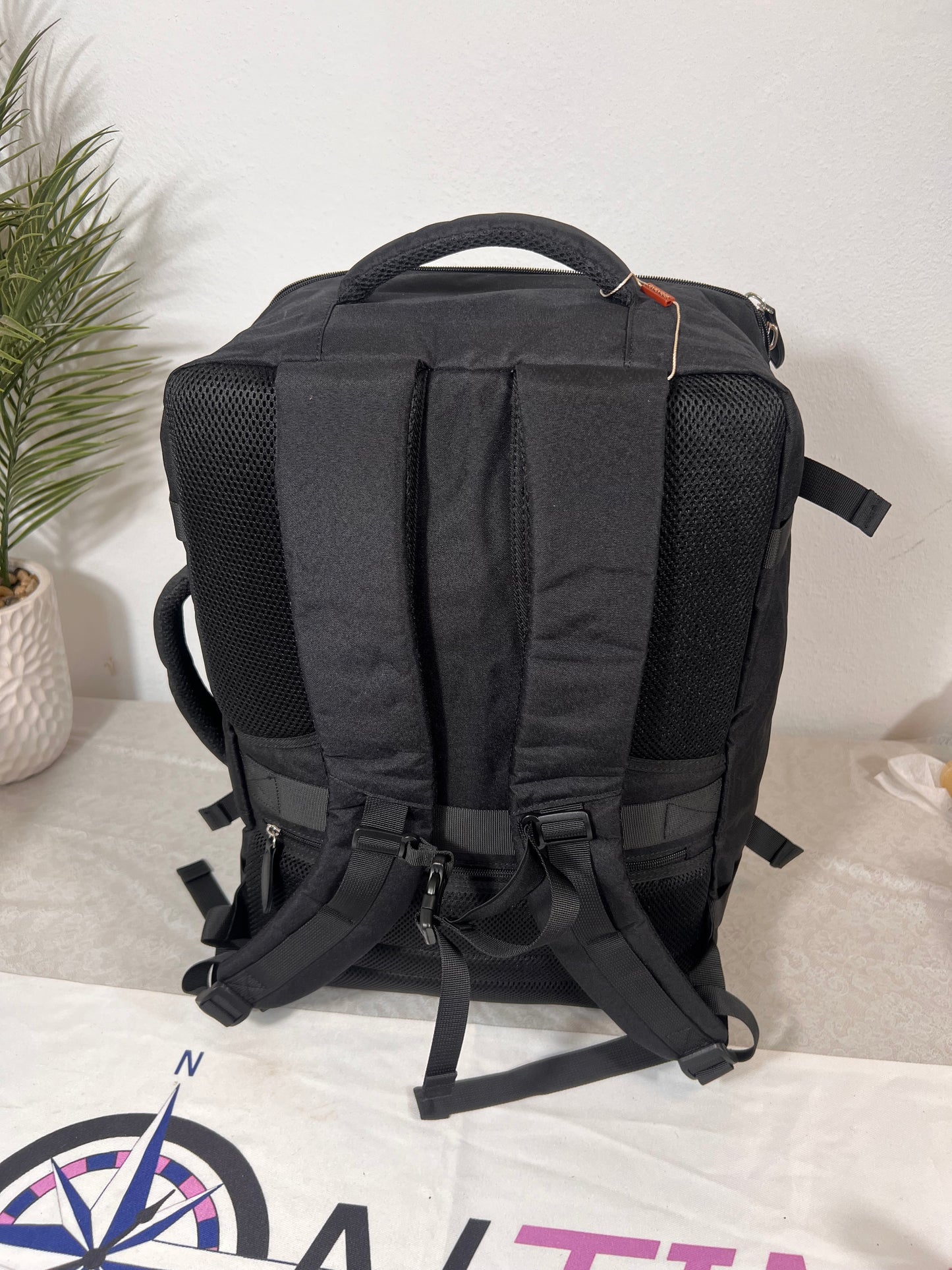 Black Carry-On Backpack - High Capacity