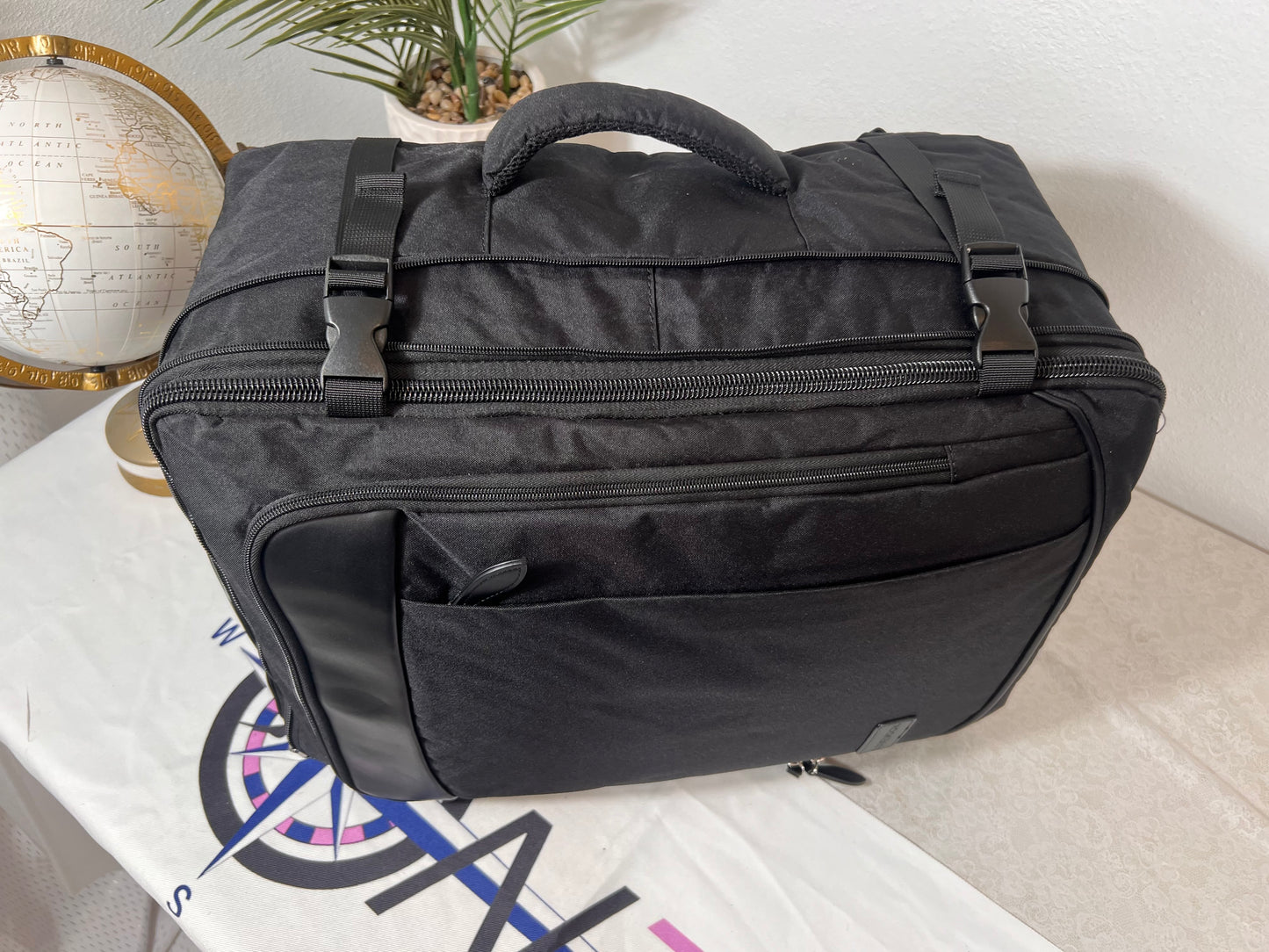 Black Carry-On Backpack - High Capacity