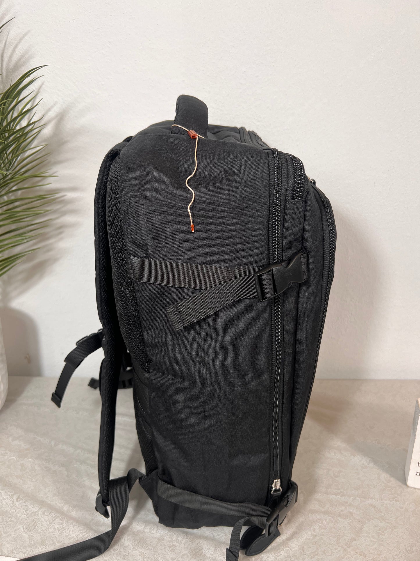 Black Carry-On Backpack - High Capacity