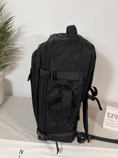 Black Carry-On Backpack - High Capacity