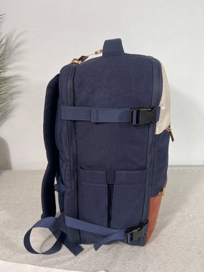 Blue Mix Personal Item Backpack