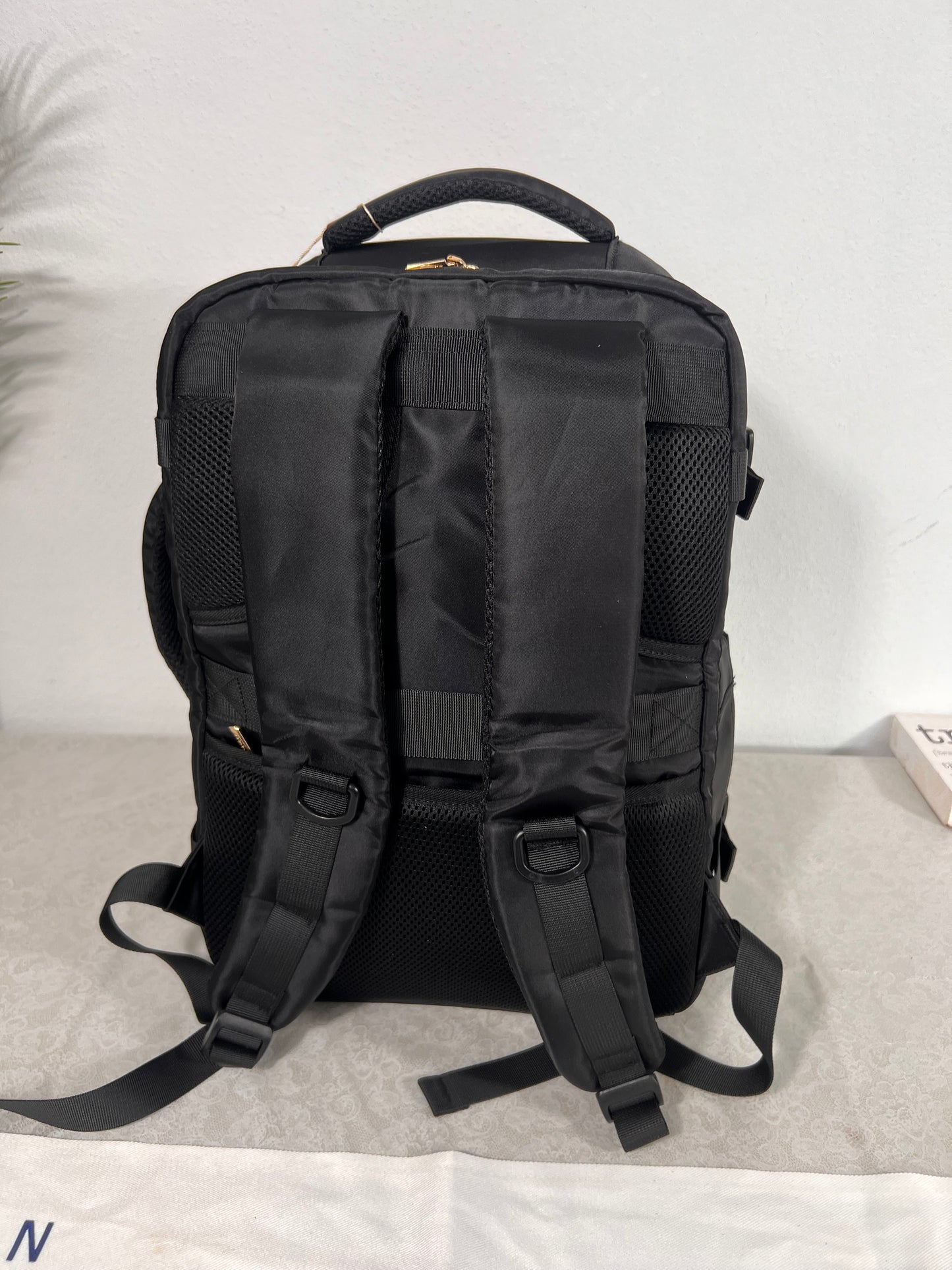 Black Personal Item Backpack