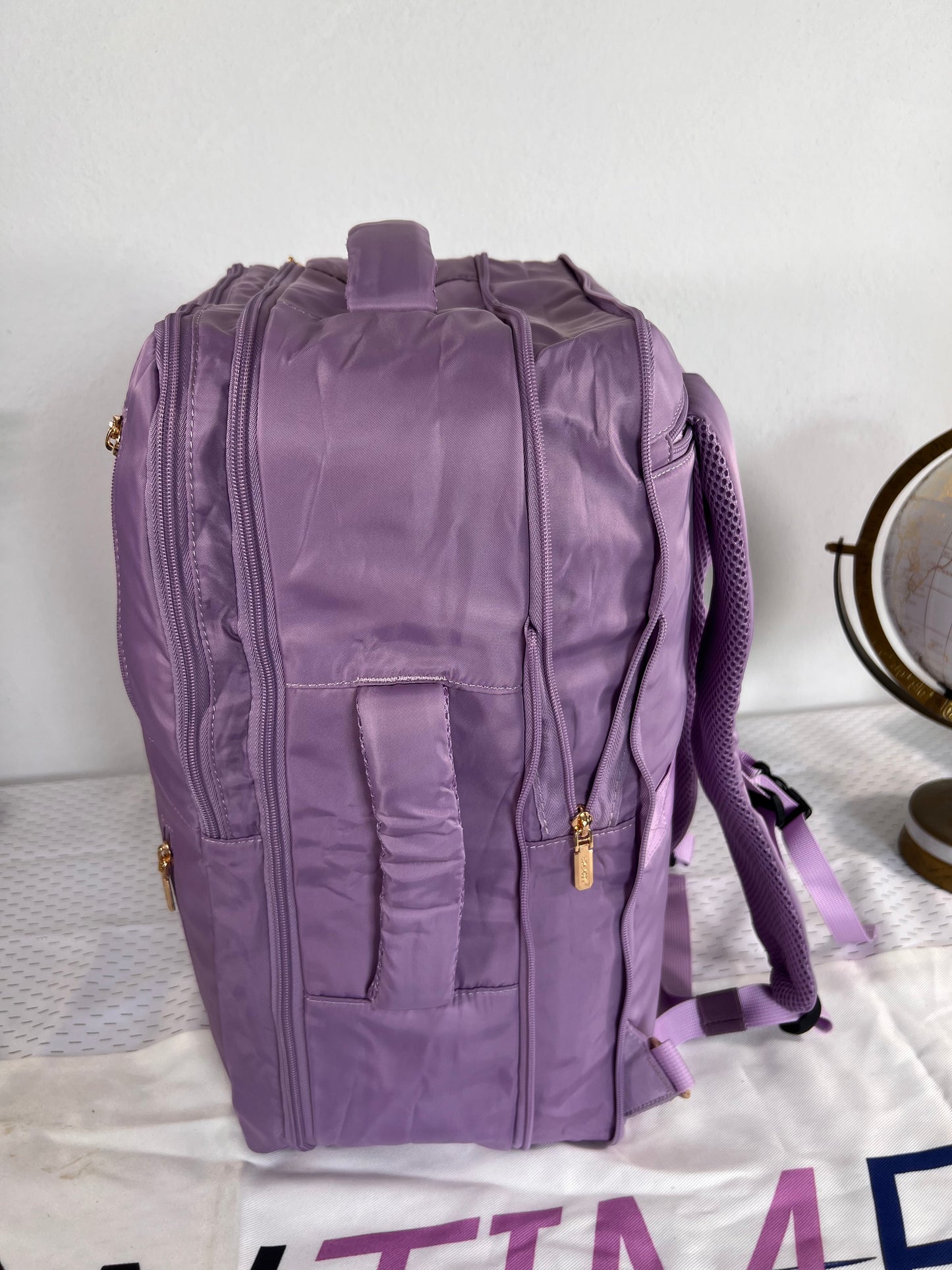 Vacation Purple Carry-On Backpack