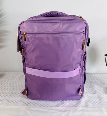 Vacation Purple Carry-On Backpack