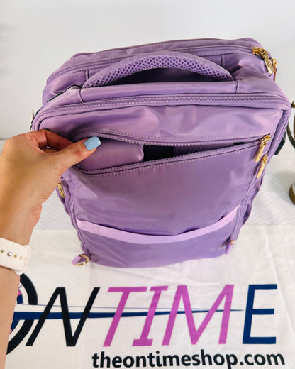 Vacation Purple Carry-On Backpack