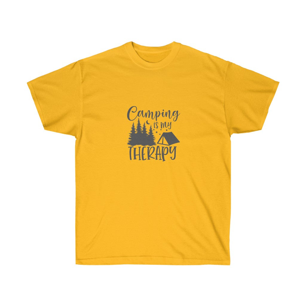Camping is my Therapy Unisex Ultra Cotton Tee