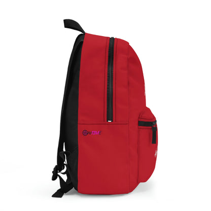 Adventure Awaits Red Backpack