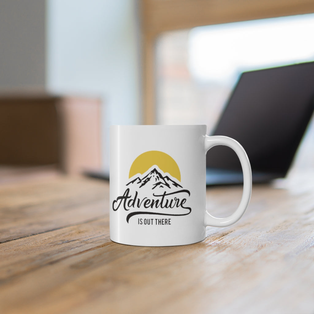 Adventure is  Ceramic Mug 11oz