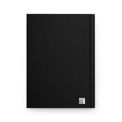 Discover the World Black Hardcover Journal Matte