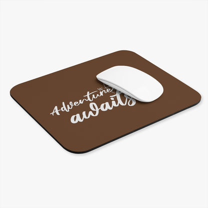 Adventure Awaits Brown Mouse Pad (Rectangle)