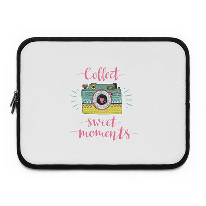 Collect Sweet Moments White Laptop Sleeve