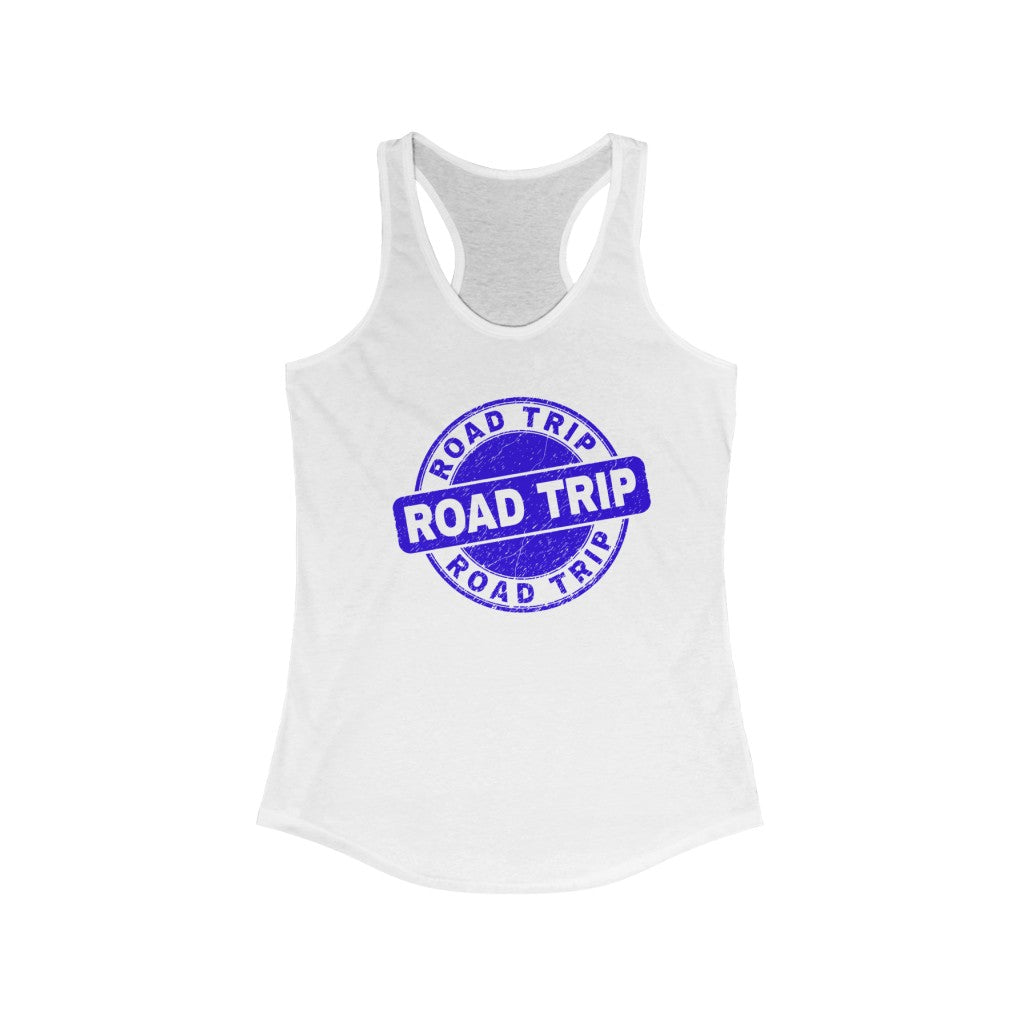 Road Trip Blue Women's Ideal Racerback Tank