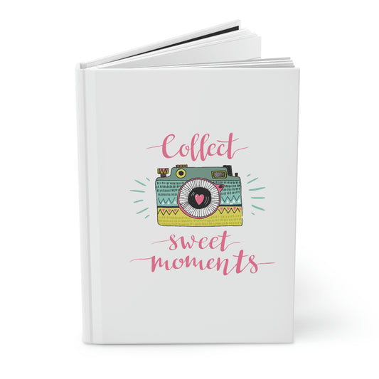 Collect Sweet Moments White Hardcover Journal Matte