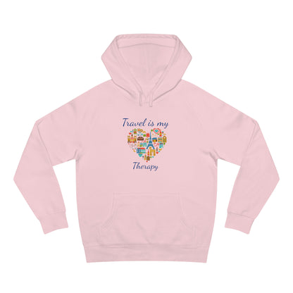 Travel is My Therapy Unisex Supply Hoodie
