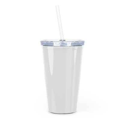 Camping is my Therapy Plastic Tumbler with Straw