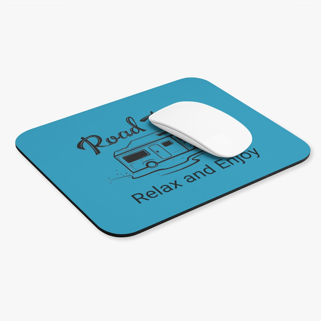 Road Trip Relax And Enjoy Blue Mouse Pad (Rectangle)