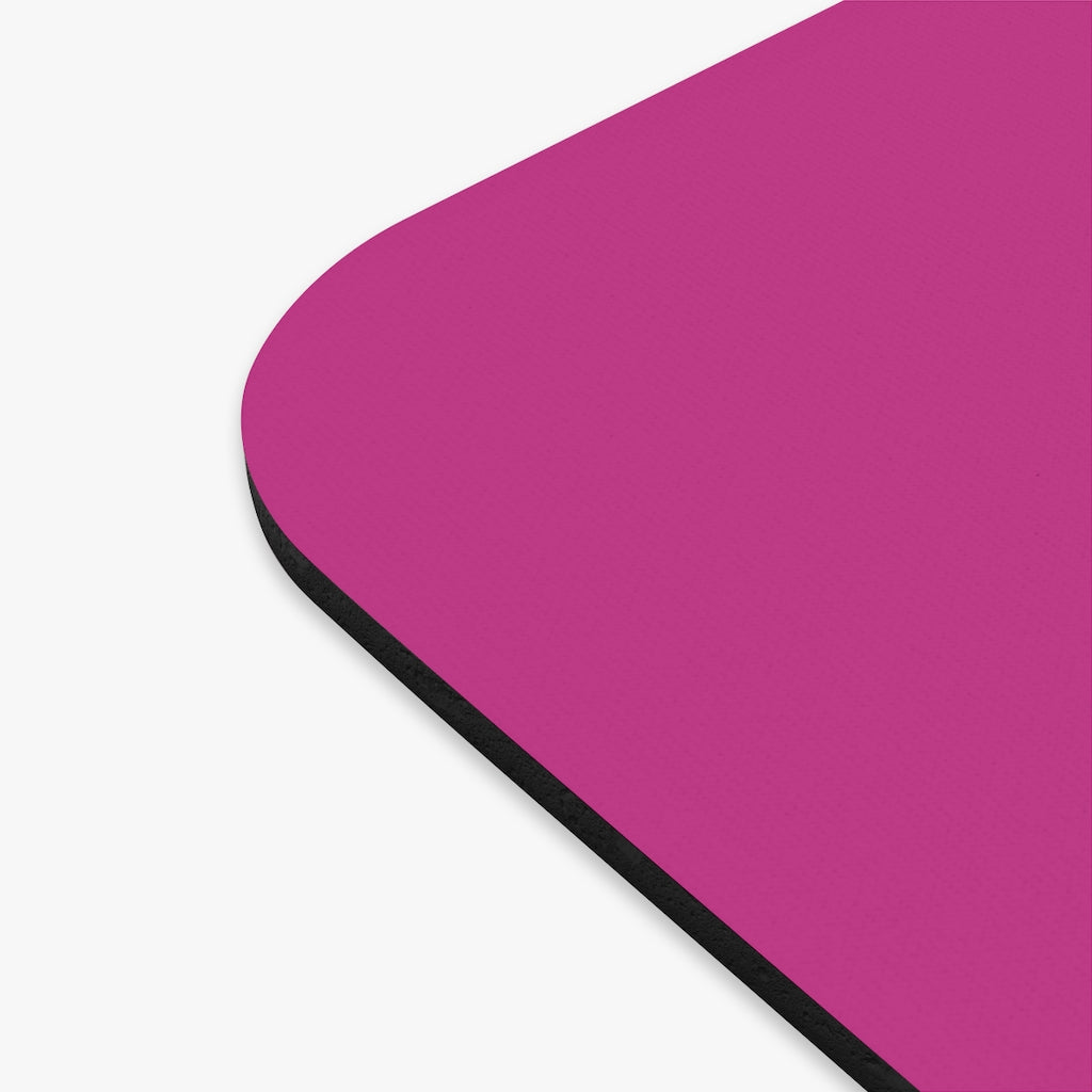 Never Give Up Pink Mouse Pad (Rectangle)