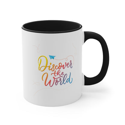 Discover the World Accent Coffee Mug, 11oz