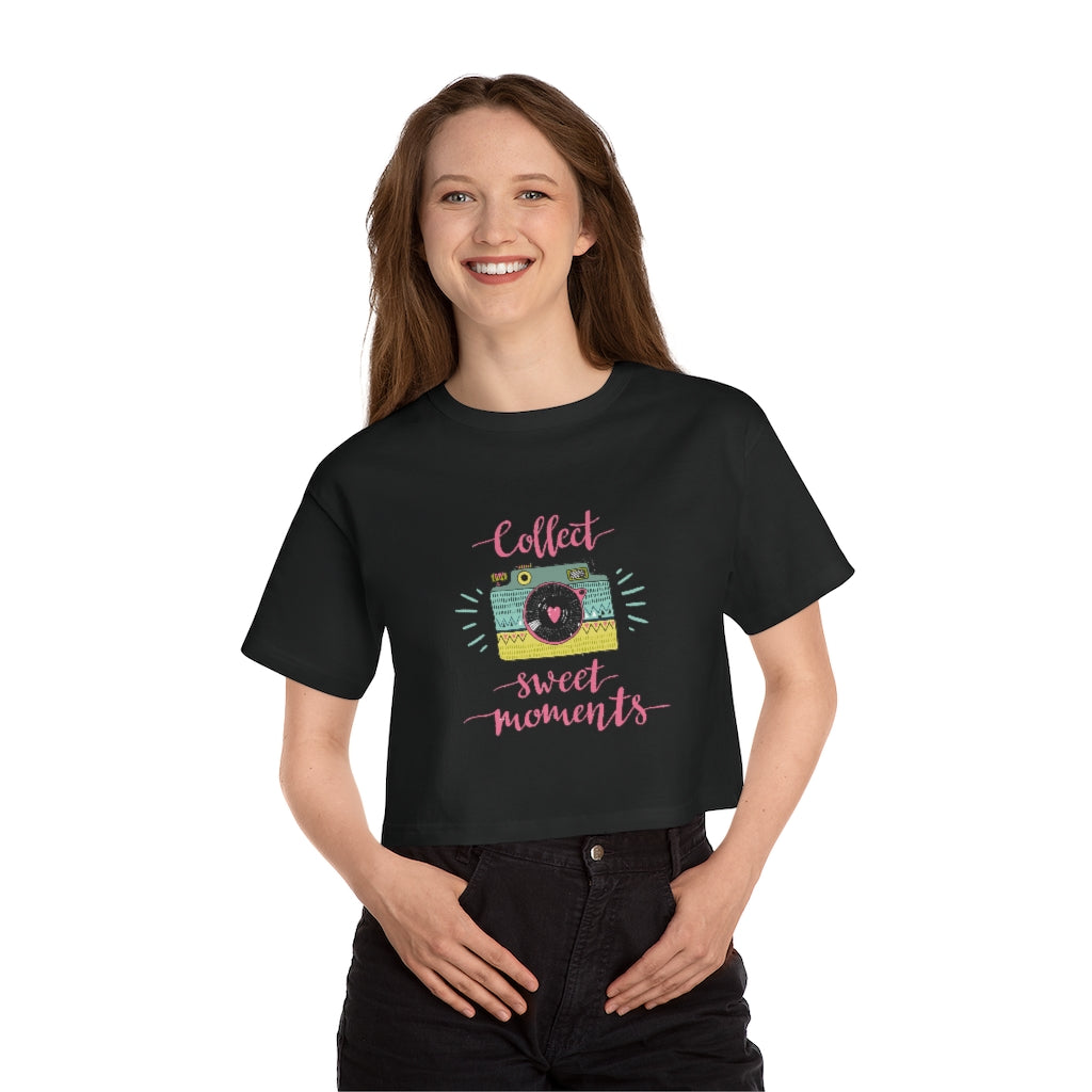 Collect Sweet Moments Champion Women's Heritage Cropped T-Shirt
