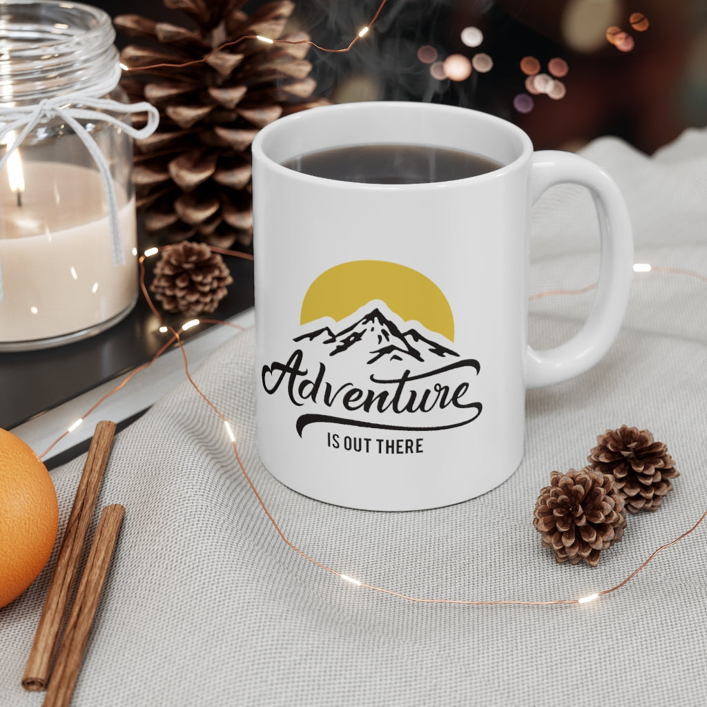 Adventure is  Ceramic Mug 11oz