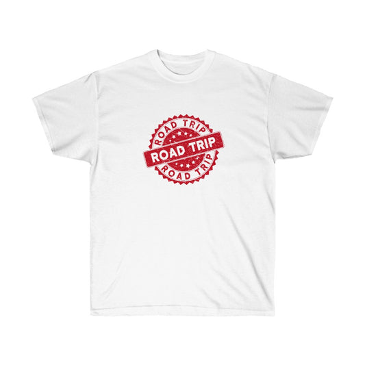 Road Trip Red Unisex Ultra Cotton Tee