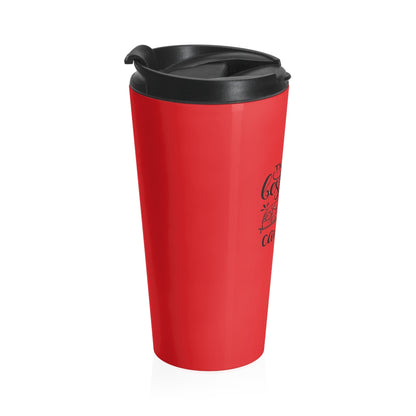 The Best Days are Spending Camping Red Stainless Steel Travel Mug