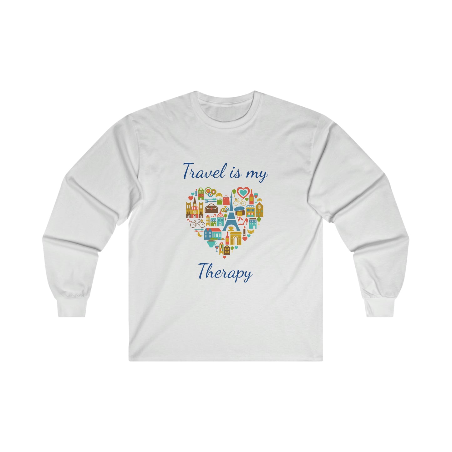 Travel is my Therapy Ultra Cotton Long Sleeve Tee