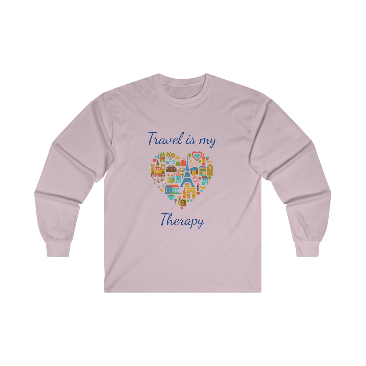 Travel is my Therapy Ultra Cotton Long Sleeve Tee