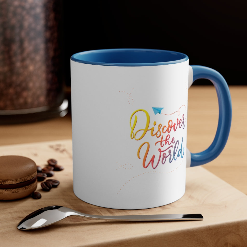 Discover the World Accent Coffee Mug, 11oz