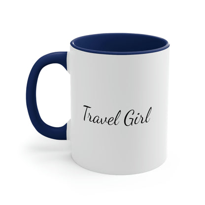 Live/Love/Travel Accent Coffee Mug, 11oz