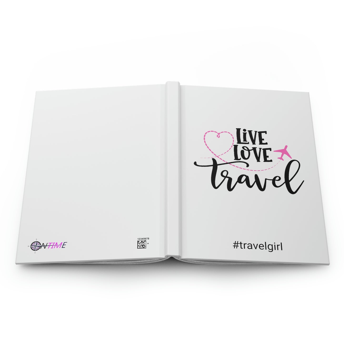 Live/Love/Travel Hardcover Journal Matte