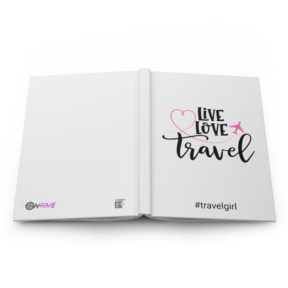 Live/Love/Travel Hardcover Journal Matte